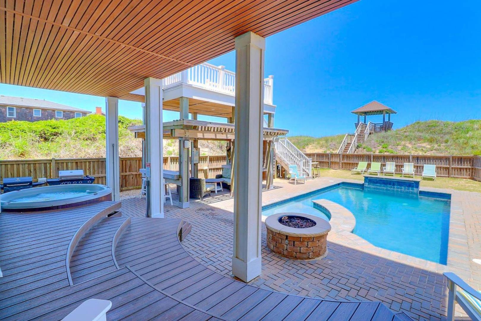 6007 Happy Sol Oceanfront Heatable Pool Villa Nags Head Ngoại thất bức ảnh
